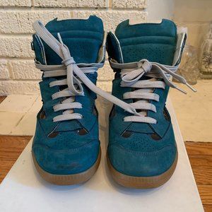 Maison Martin Margiela Teal Blue 22 Cutout Sneaker